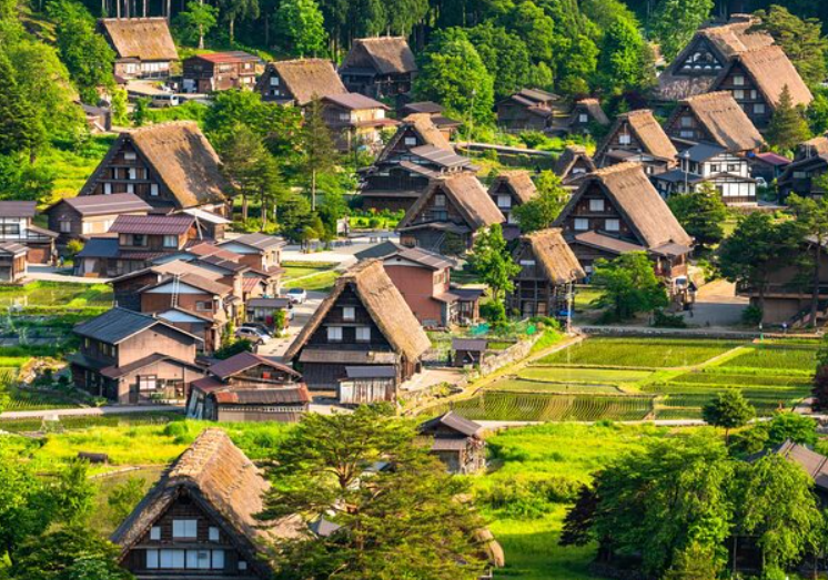 世界文化遺產－白川鄉合掌村、童話薑餅屋街道