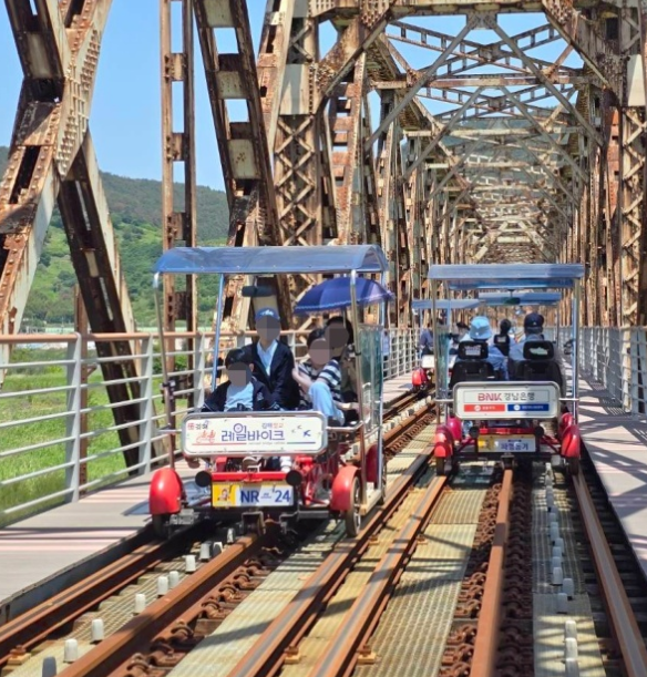 洛東江鐵道自行車