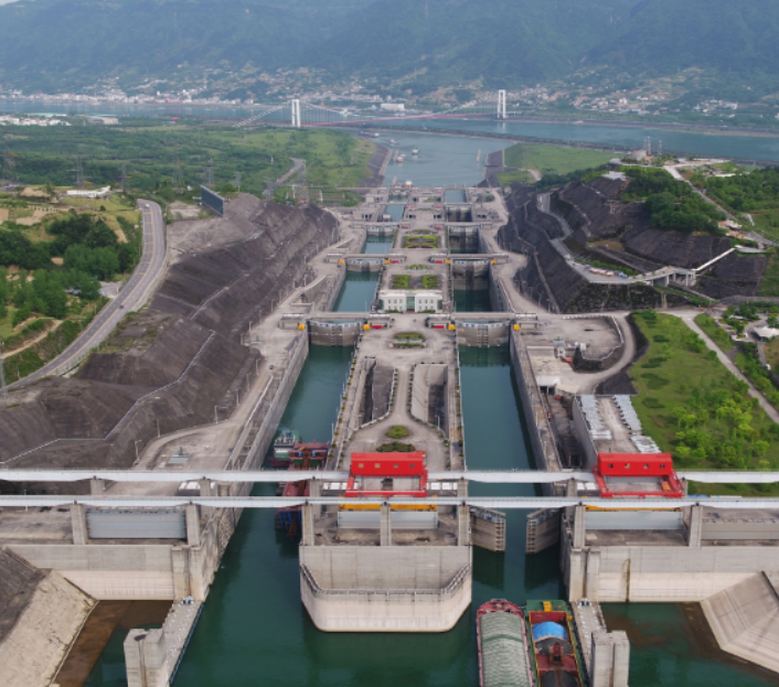 葛洲壩船閘