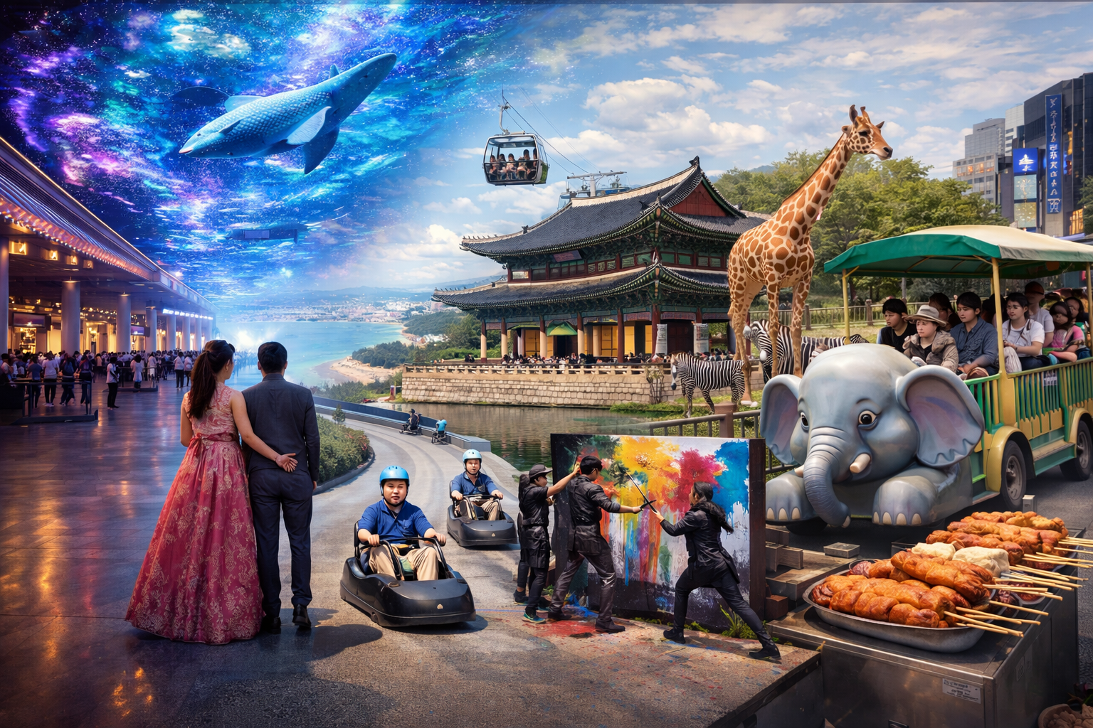 首爾仁川精彩5日