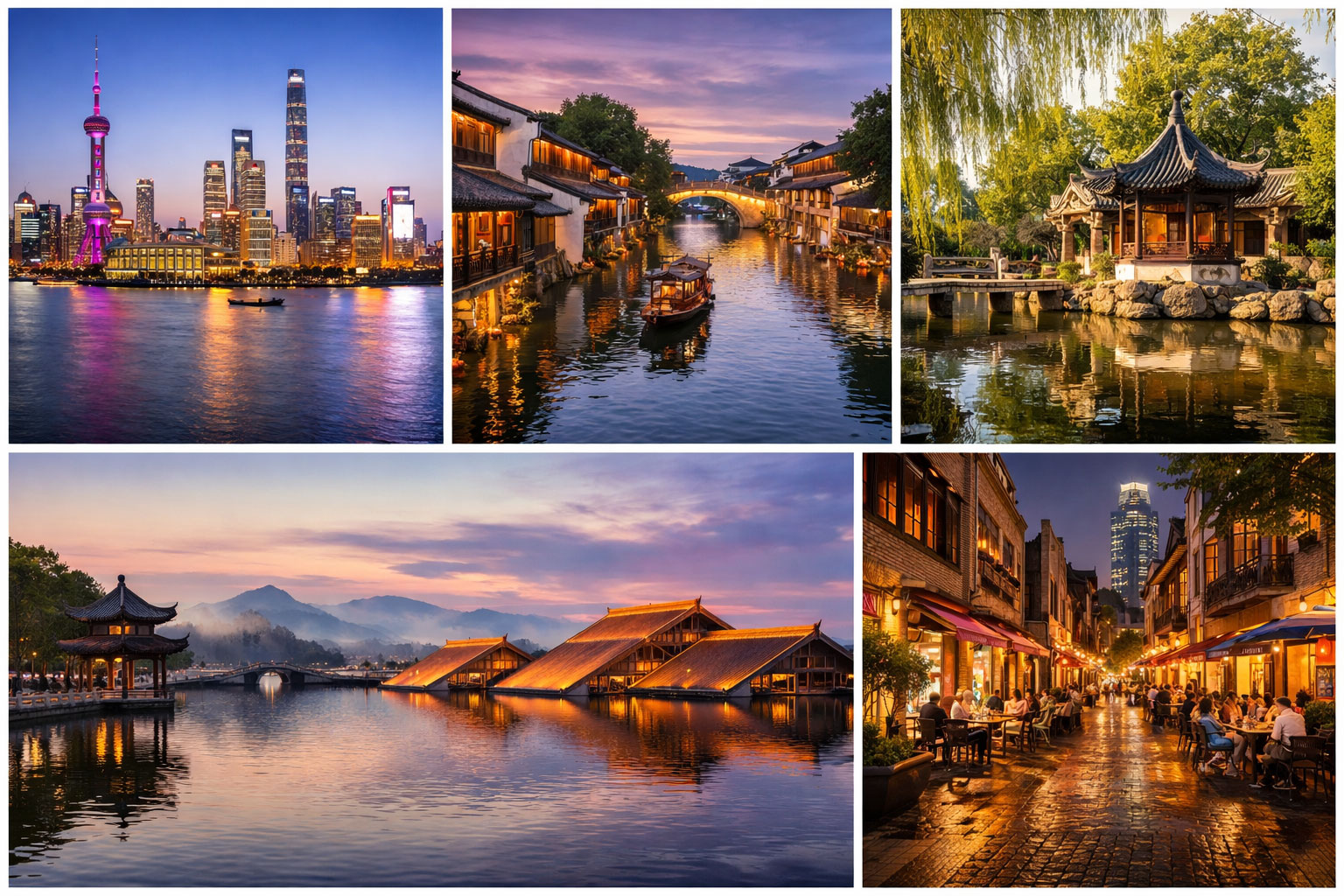 上海烏鎮蘇州杭州6日