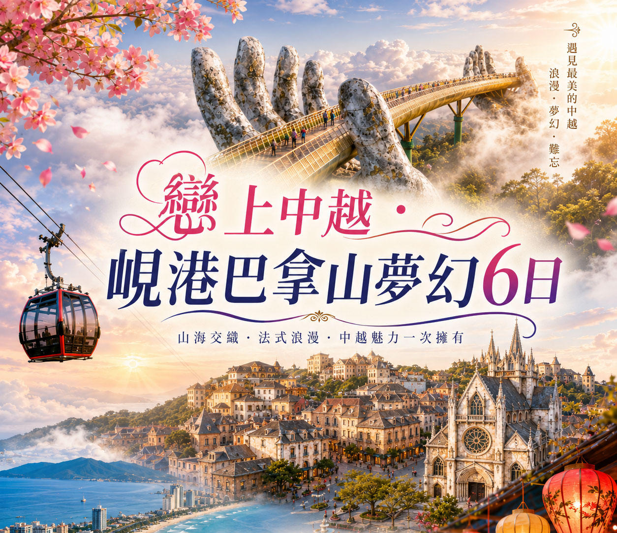 戀上中越・峴港巴拿山夢幻6日